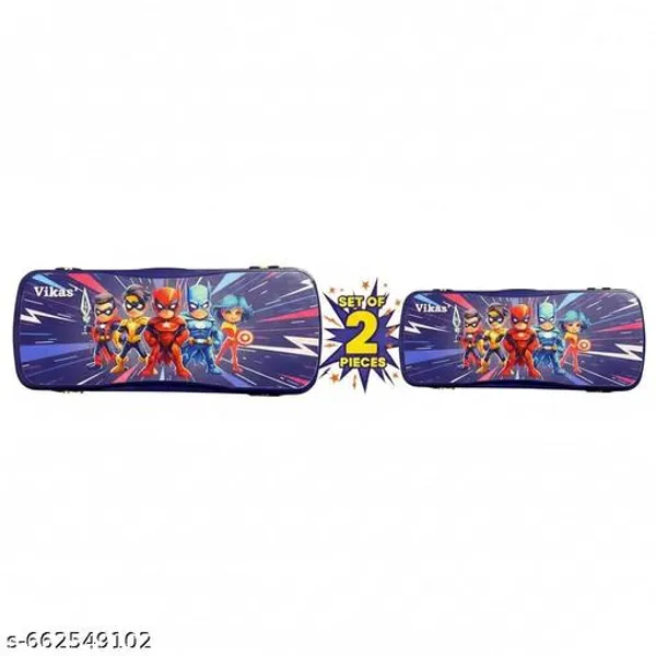 Vikas_Maxo_Blue_Pencil_Box_Pack_Of_2_Car_Design_Pencil_Case_Big_Size_School_Pencil_Box_Blue_Kids_Stationery_Case_Durable_Plastic_Pencil_Organizer_Boys_Study_Box_Storage_School_Box_Large_Stationery_Holder_Premium_Blue_Pencil_Kit_-_Pack_of_2