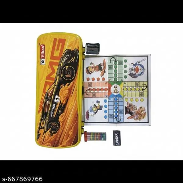 Vikas_Maxo_Yellow_Pencil_Box_With_Ludo_Game_Big_Size_Hard_Case_School_Box_Sharpener_Eraser_Included_Kids_Stationery_Box_Study_Organizer_Cartoon_Pencil_Case_Durable_Plastic_Geometry_Box_Boys_Girls_School_Supply_Trendy_Pencil_Pouch_-_Pack_of_4
