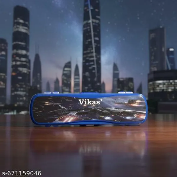 Vikas_Space_Design_Pencil_Box_Blue_Kids_Stationery_Case_Durable_Plastic_School_Box_Mini_Storage_Organizer_Study_Pencil_Holder_Space_Art_Theme_Boys_Girls_School_Supplies_Classroom_Stationery_Travel_Pencil_Case_Compact_Study_Kit_-_Pack_of_6