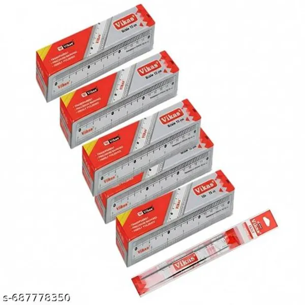 Vikas_15cm_Scale_Pack_Of_50_Unbreakable_Plastic_Scale_Transparent_School_Scale_Set_Student_Geometry_Scale_Measuring_Ruler_Office_Stationery_Durable_15_Cm_Ruler_Exam_Scale_For_Kids_Craft_Measure_Tool_Lightweight_Classroom_Scale_Pack