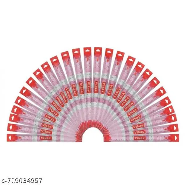 Vikas_30_Cm_Scale_Ruler_Set_Of_20_Transparent_Plastic_Measuring_Scale_Metric_Ruler_For_School_Students_Geometry_Scale_For_Class_Exam_College_Classroom_Office_Stationery_-_Pack_of_2