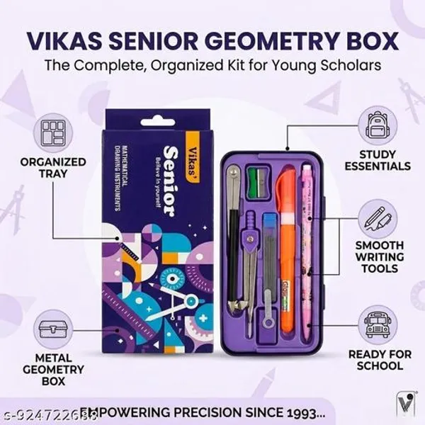 Vikas_Senior_Geometry_Box_Professional_Mathematical_Drawing_Instrument_Set_With_Mechanical_Pencil_Highlighter_Precision_Metal_Arc_Drawing_Tool_Complete_Study_Kit_For_Students_Engineers_Kids_-_Pack_of_3