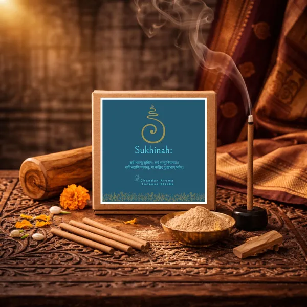 Sukhinah:_Lavender,_Kasturi_and_Chandan__Incense_Sticks_Pack_Of_3._(Charcoal-Free,_Low_Smoke_Bambooless)