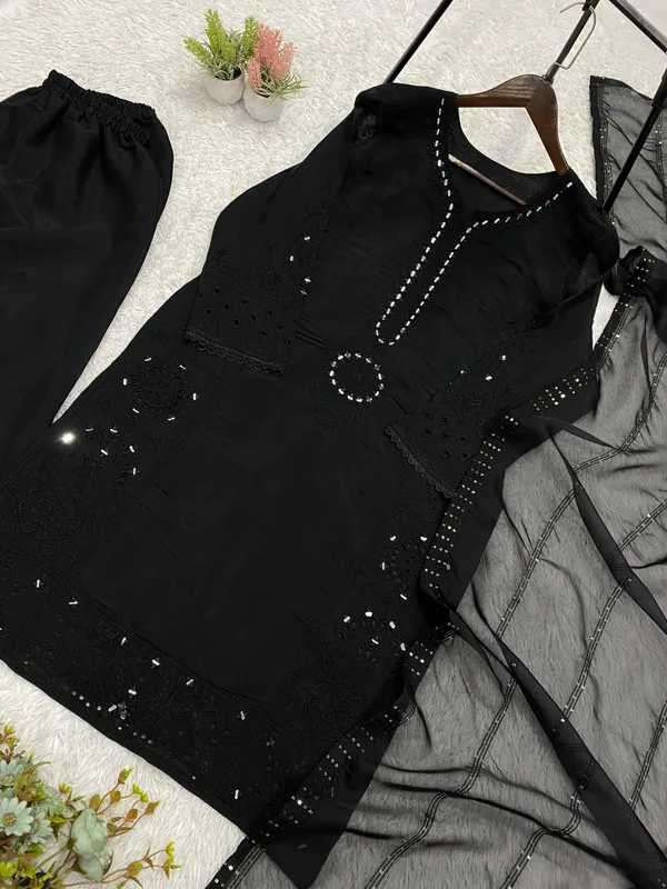 Black_Mal_Chanderi_Dress_For_Women