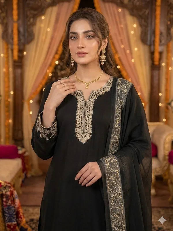 Black_Rayon_Dress_For_Women