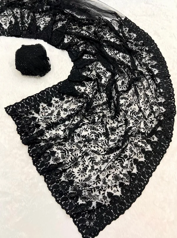 Black_Net_Saree_For_Women