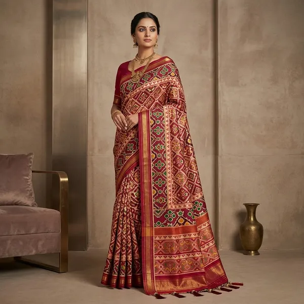 Red_Banarasi_Silk_Saree_For_Women