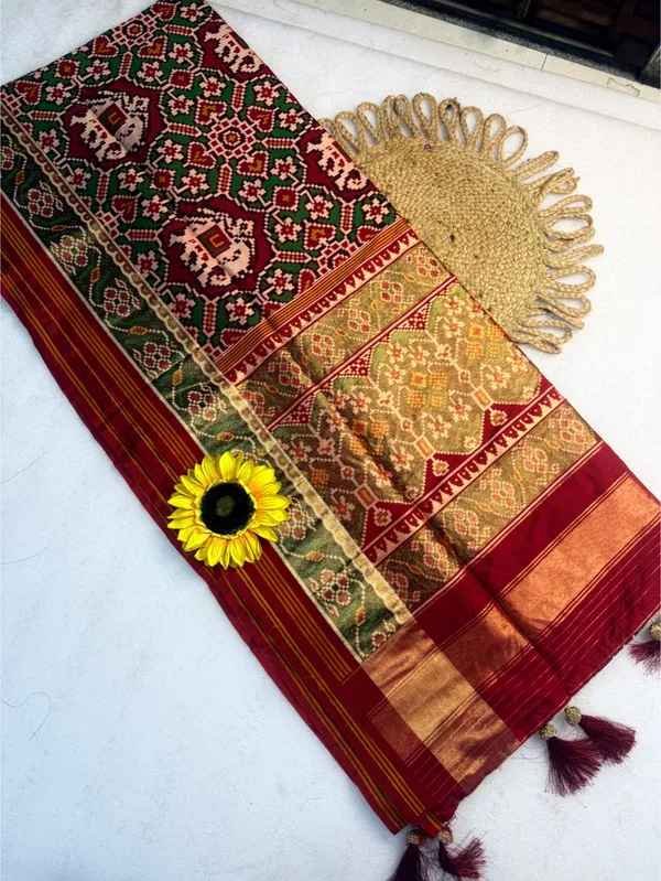 Maroon_Banarasi_Silk_Saree_For_Women