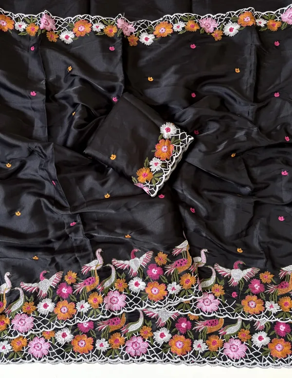 Black_Tussar_Silk_Saree_For_Women