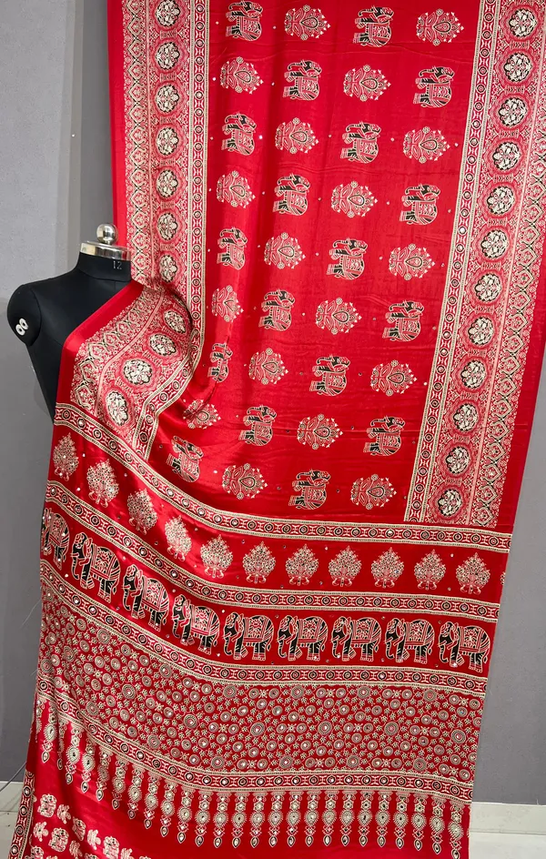 Red_Handloom_Silk_Saree_For_Women