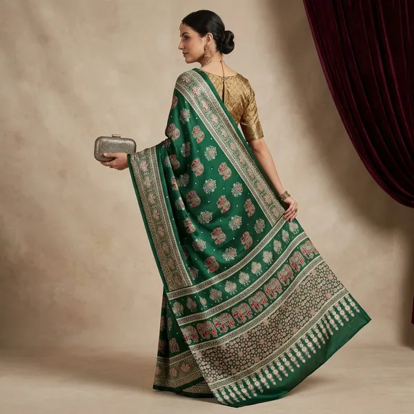 Green_Handloom_Silk_Saree_For_Women