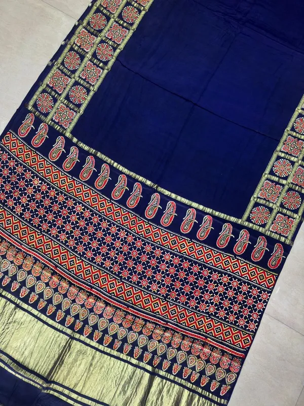 Blue_Gajji_Silk_Saree_For_Women
