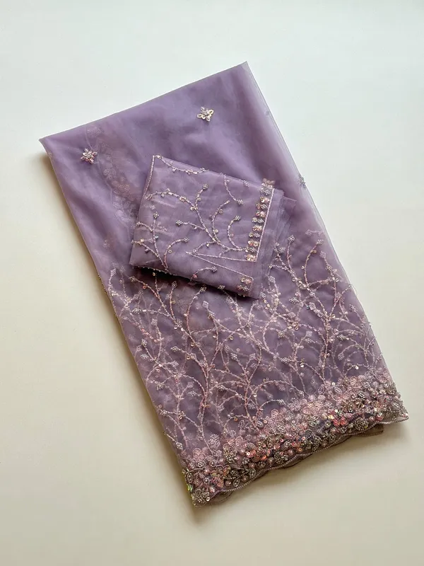 Purple_Soft_Net_Saree_For_Women