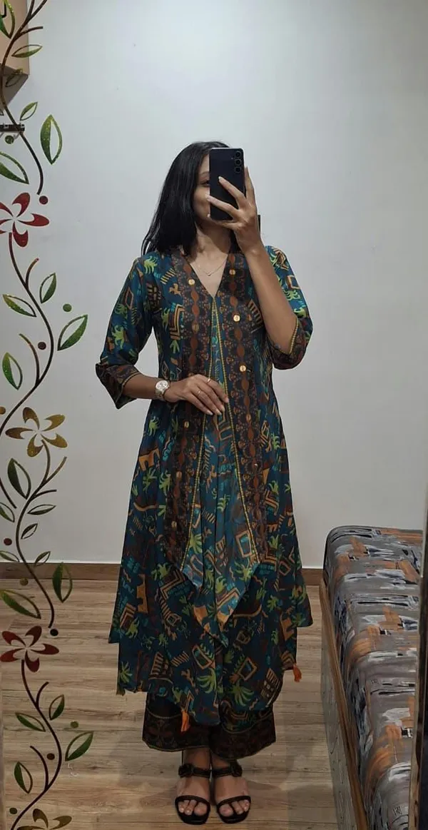 Teal_Blue_Muslin_Printed_Co_Ord_Set_For_Women