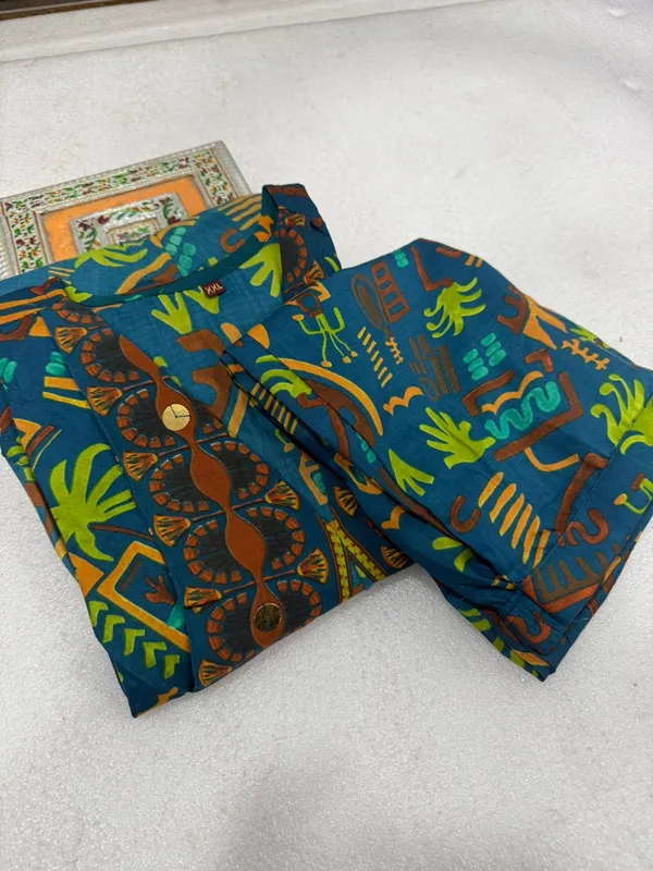 Teal_Blue_Muslin_Printed_Co_Ord_Set_For_Women