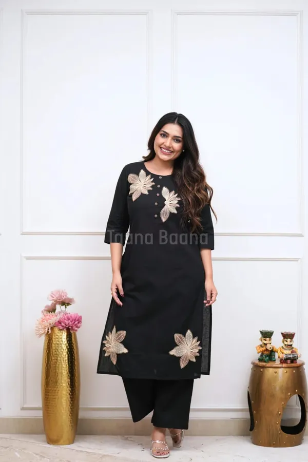 Black_Dhabu_Cotton_Co_Ord_Set_For_Women