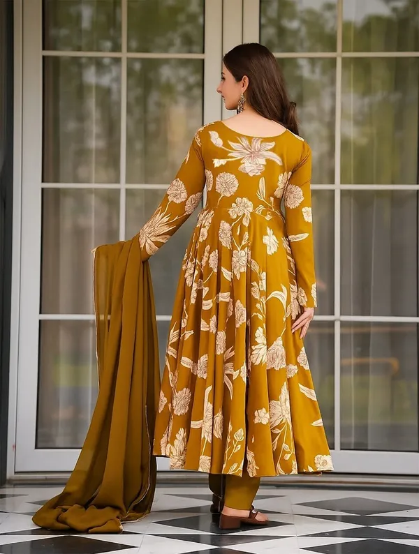 Yellow_Rayon_Dress_For_Women