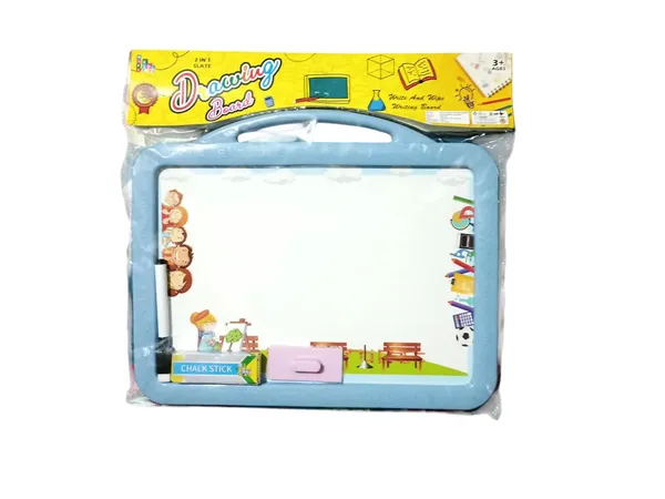 2_In_1_Magnetic_Whiteboard_Chalkboard_13X10_Inch_With_Markers