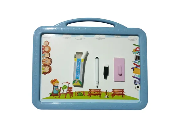 2_In_1_Magnetic_Whiteboard_Chalkboard_13X10_Inch_With_Markers