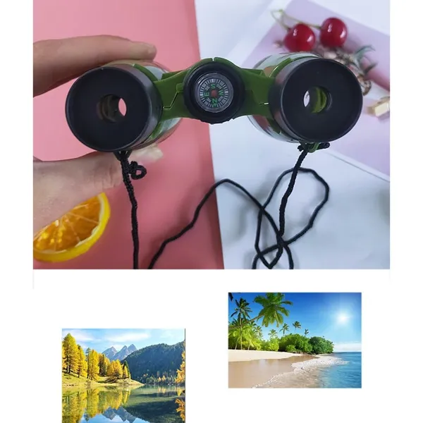 Compact_Binoculars_Green_Multi_Coated_Lens_Outdoor_Viewing