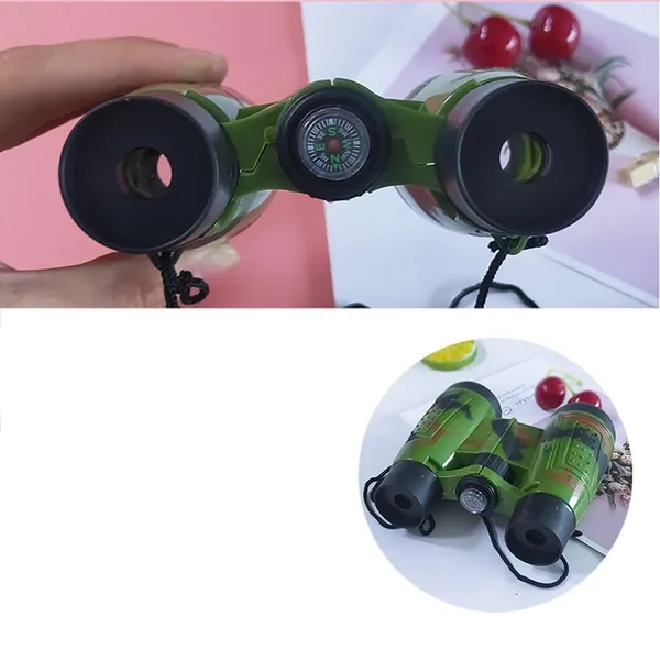 Compact_Binoculars_Green_Multi_Coated_Lens_Outdoor_Viewing