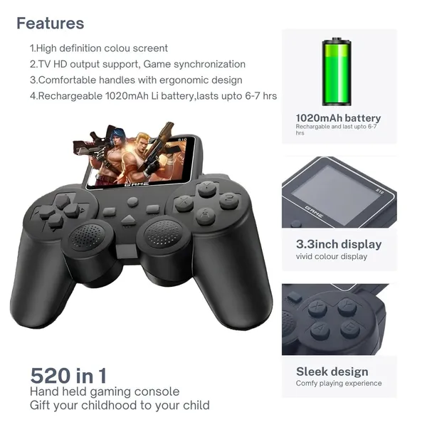 S10_Gamepad_Digital_Game_Controller_Classic_Console_Style_Black