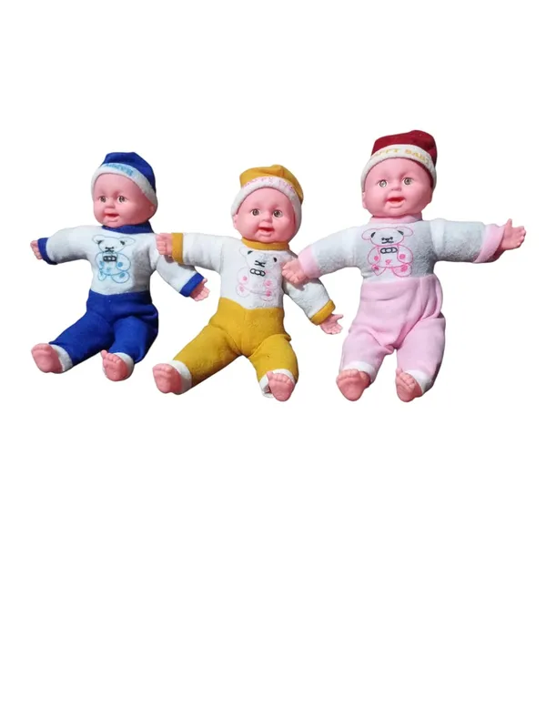 Blue_And_White_One_My_Choice_Soft_Baby_Laughing_Doll_Teddy_Outfit_34Cm