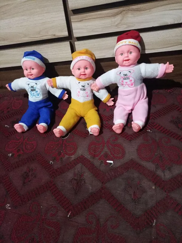 Blue_And_White_One_My_Choice_Soft_Baby_Laughing_Doll_Teddy_Outfit_34Cm