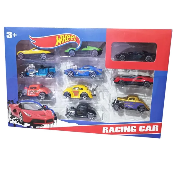 Ht_Wheel_Die_Cast_Metal_Racing_Car_Toy_Set_Multicolor_Set_Of_10