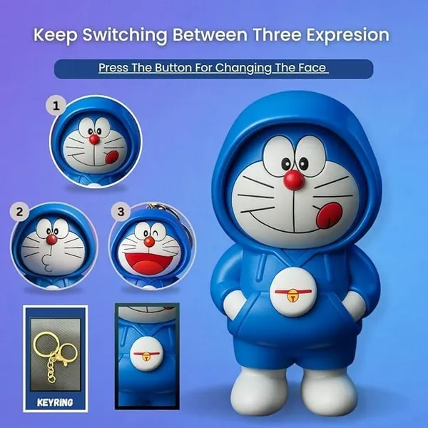 Doraemon_3D_Face-Changing_Expression_Cartoon_Character_Keychain