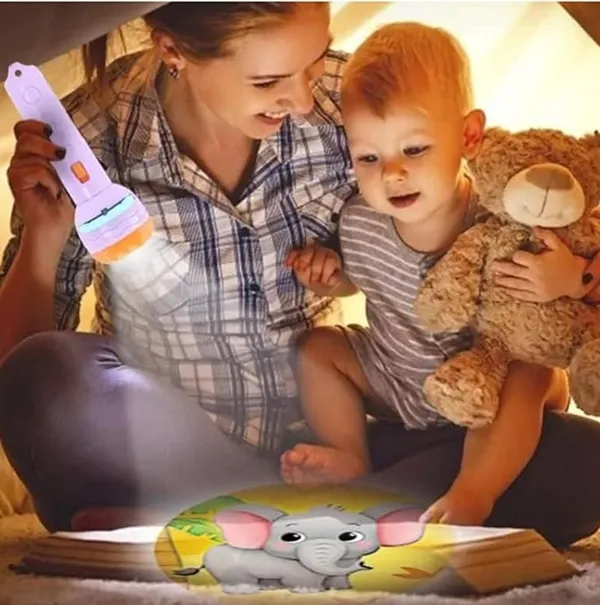Mini_Projector_Torch_For_Kids_24_Slide_Image_Discs_Blue