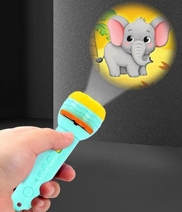 Mini_Projector_Torch_For_Kids_24_Slide_Image_Discs_Blue