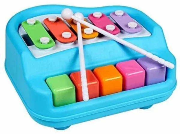 2_In_1_Baby_Piano_And_Xylophone_Musical_Learning_Toy_Multicolor