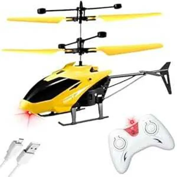 Yellow_And_Black_Rechargeable_Rc_Helicopter_Remote_Control_Flying_Toy