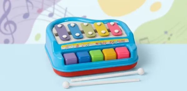 2_In_1_Baby_Piano_And_Xylophone_Musical_Learning_Toy_Multicolor