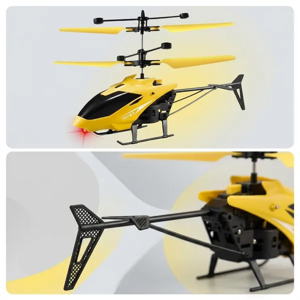 Yellow_And_Black_Rechargeable_Rc_Helicopter_Remote_Control_Flying_Toy