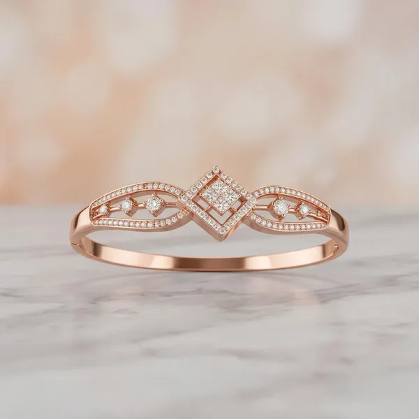 Gold_Stainless_Steel_Geometric_Crystal_Studded_Bracelet_For_Women