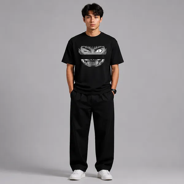 Black_Cotton_Oversized_Graphic_Print_T_Shirt_For_Men