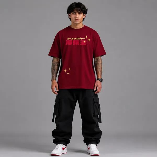 SLYEE_Oversized_Pirate_King_Graphic_Printed_Round_Neck_Cotton_T-Shirt