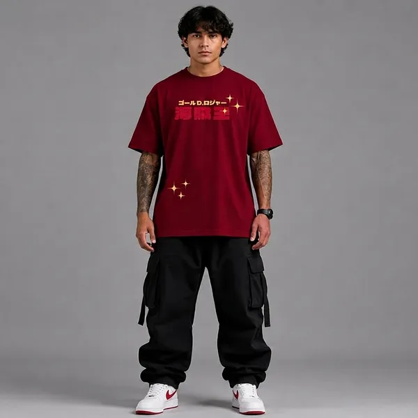 SLYEE_Oversized_Pirate_King_Graphic_Printed_Round_Neck_Cotton_T-Shirt