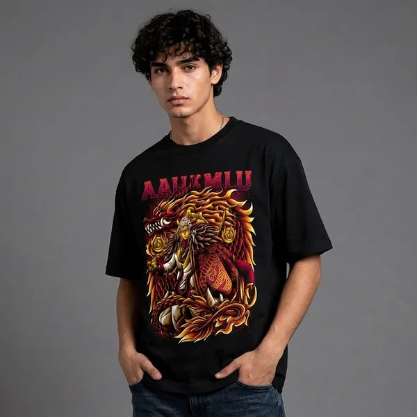 Black_Oversized_Cotton_Graphic_Print_T-Shirt_For_Men
