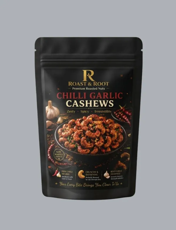 Roast_&_Root_Chilli_Garlic_Cashews_|_Premium_Roasted_Flavoured_Cashews_|_Pack_of_2_(200_g_Each)_|_Total_400_g