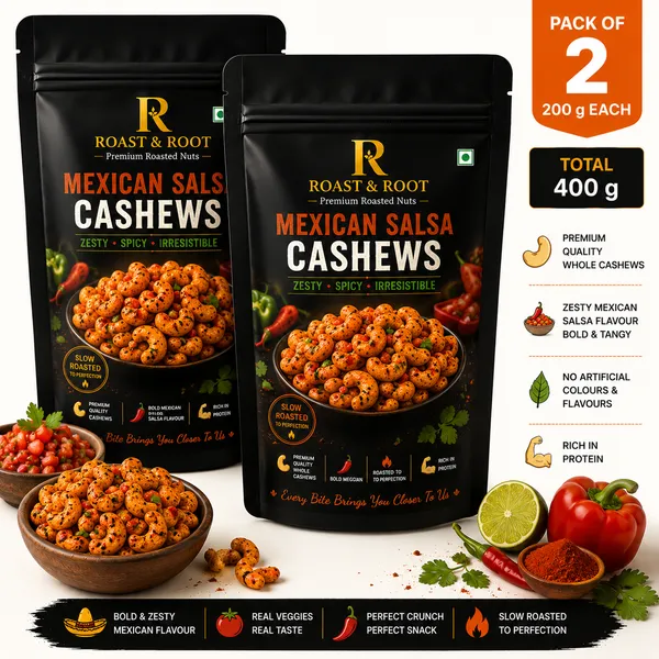 Roast_&_Root_Mexican_Salsa_Cashews_|_Premium_Roasted_Flavoured_Cashews_|_Pack_of_2_(200_g_Each)_|_Total_400_g