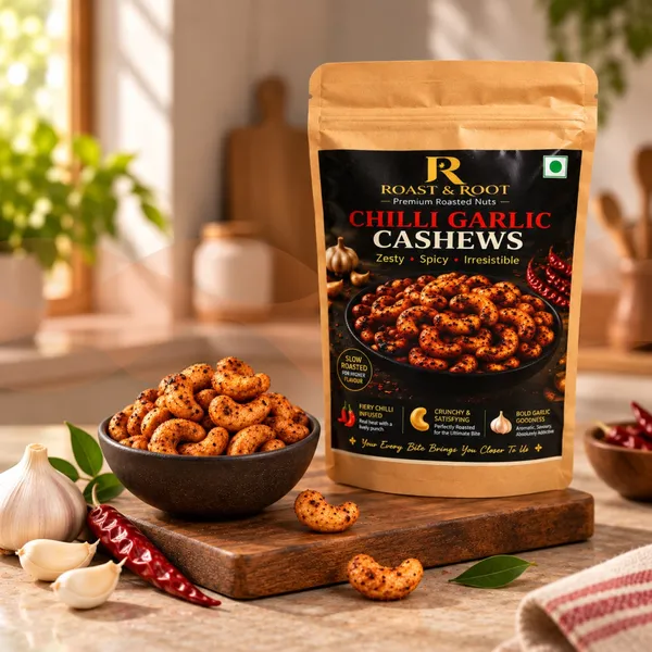 Roast_&_Root_Chilli_Garlic_Cashews_|_Premium_Roasted_Flavoured_Cashews_|_Pack_of_2_(200_g_Each)_|_Total_400_g