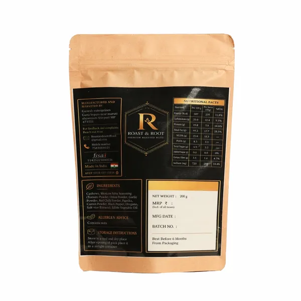 Roast_&_Root_Mexican_Salsa_Cashews_|_Premium_Roasted_Flavoured_Cashews_|_Pack_of_2_(200_g_Each)_|_Total_400_g