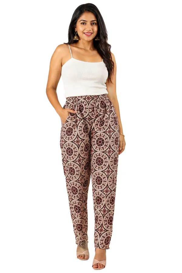 Multicolor_Cotton_Relaxed_Fit_Paisley_Print_Harem_Pants_For_Women