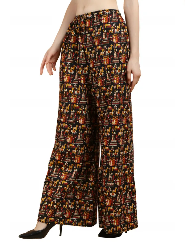 Black_Cotton_Relaxed_Fit_Ethnic_Print_Palazzo_Pants_For_Women