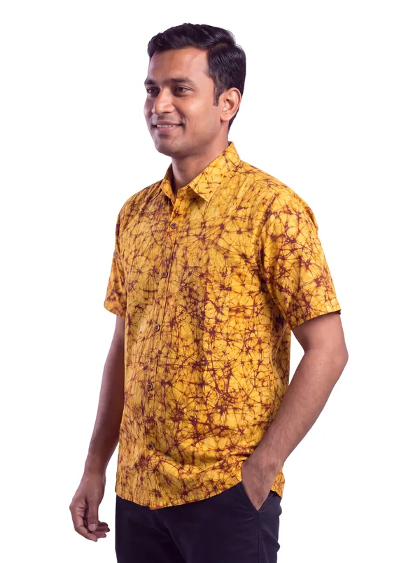 Mustard_Yellow_Cotton_Regular_Fit_Abstract_Print_Shirt_For_Men