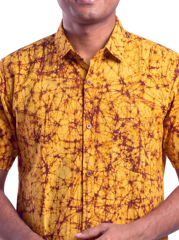 Mustard_Yellow_Cotton_Regular_Fit_Abstract_Print_Shirt_For_Men