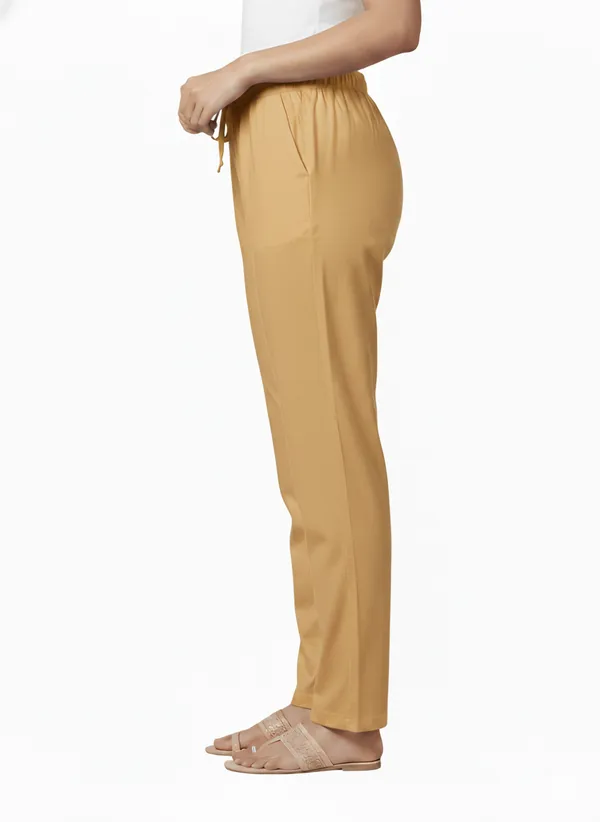 Beige_Cotton_Relaxed_Fit_Drawstring_Pants_For_Women